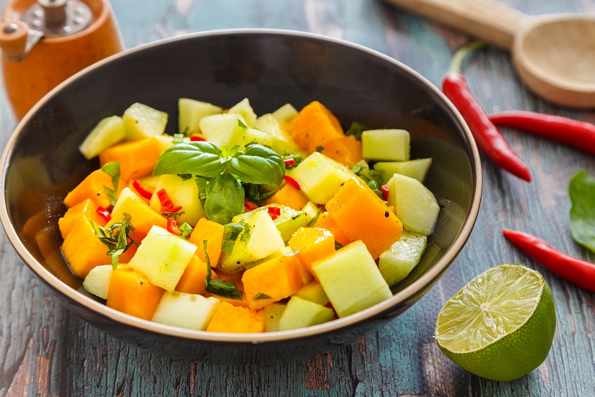Mango-Gurkensalat