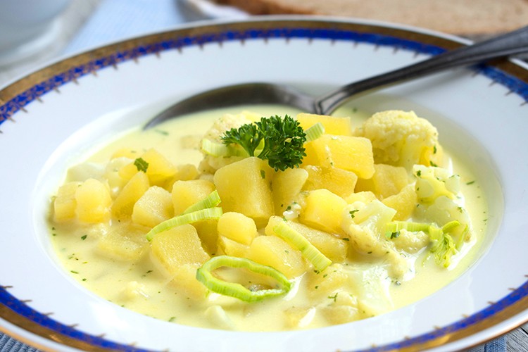 Blumenkohl-Kokos-Suppe