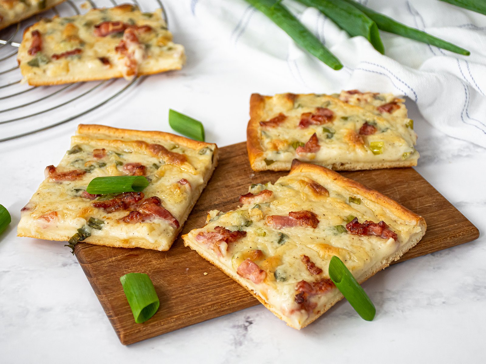 Hessischer Speckkuchen - Rezept