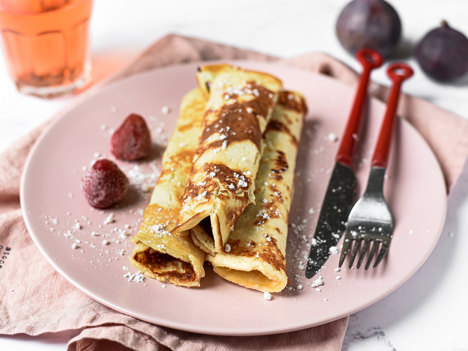 Pfannkuchen ohne Mehl - Rezept