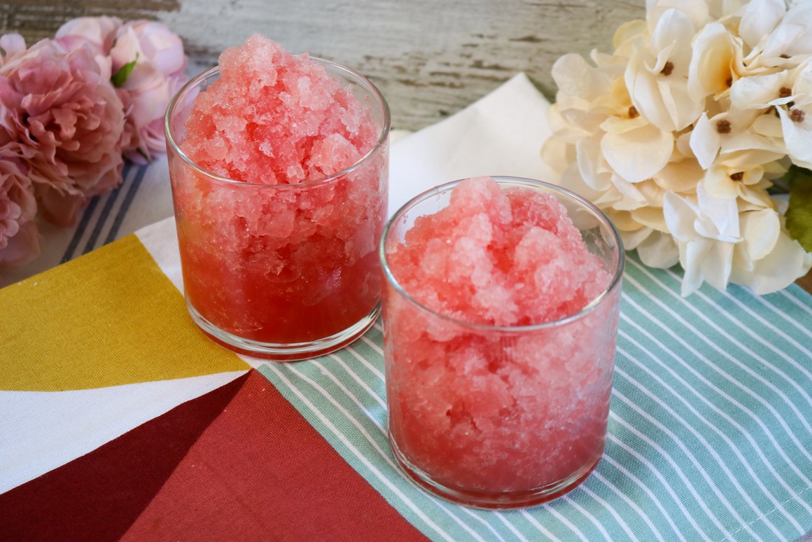 Granita aus Wassermelone