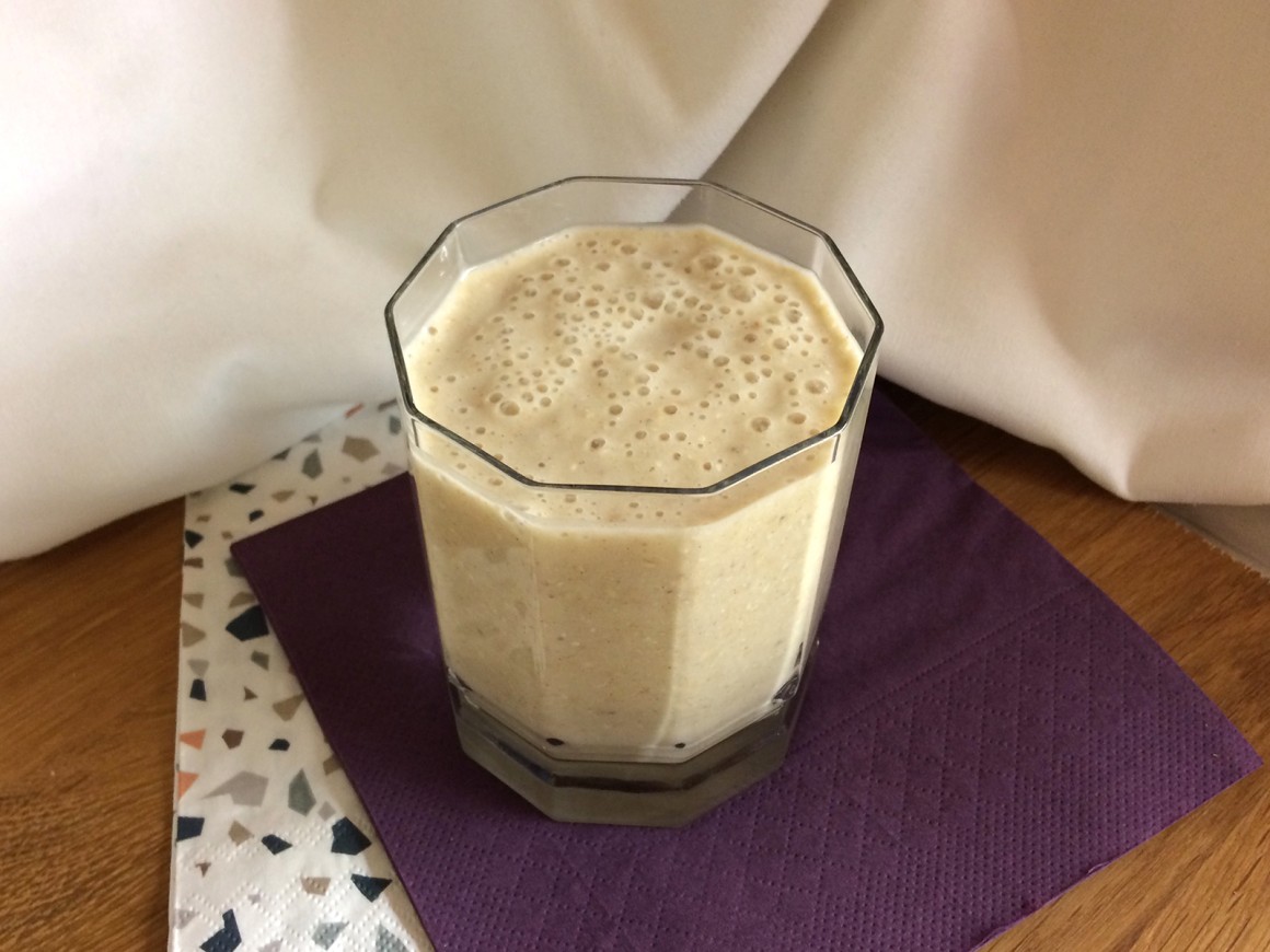 Abendbrei mit Banane, Hafer und Zimt