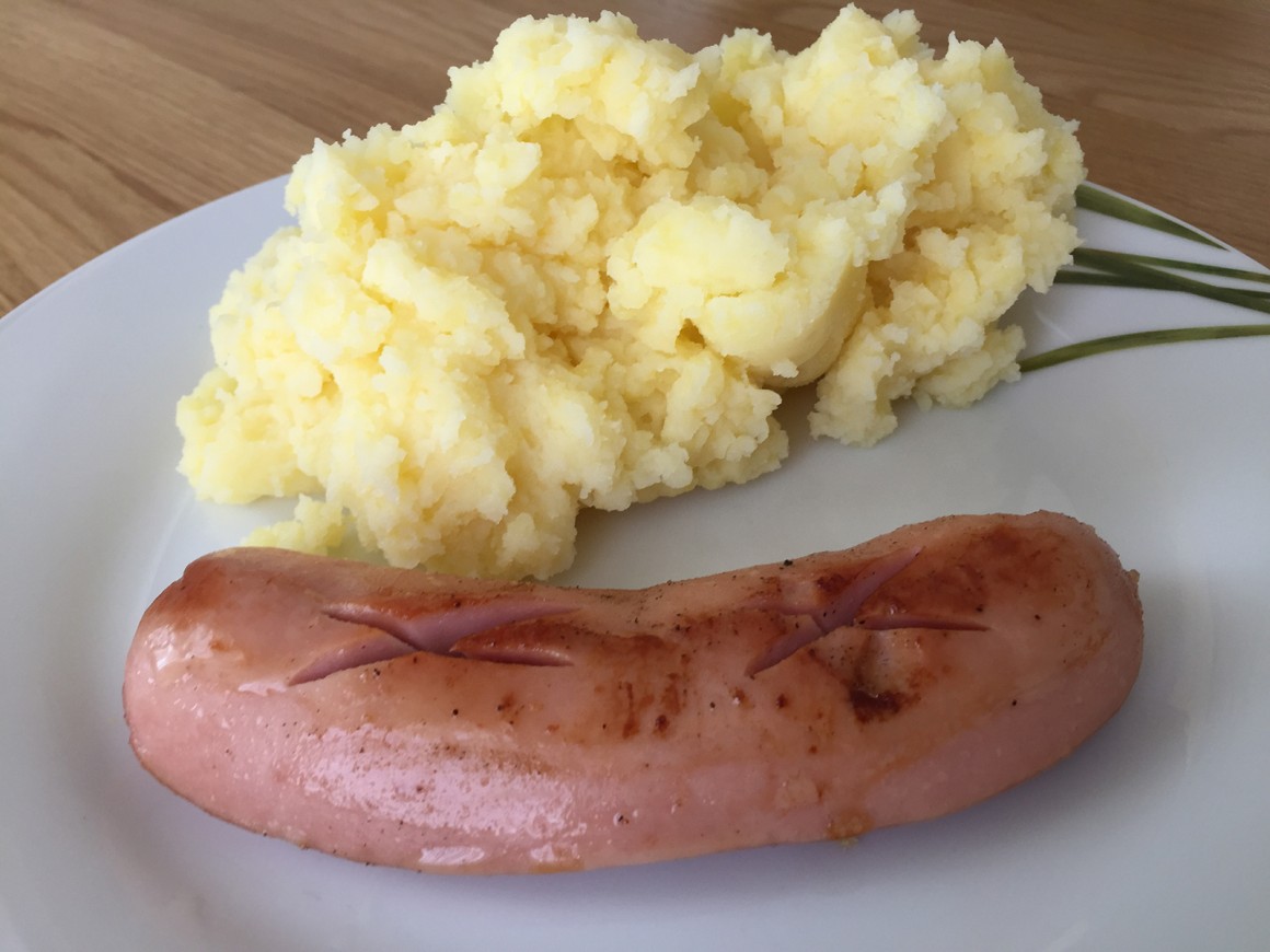 Gebratene Augsburger