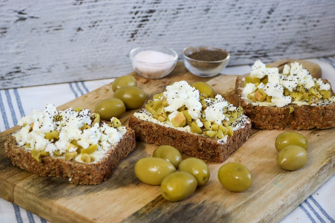 Brotzeit mit Schafskäse