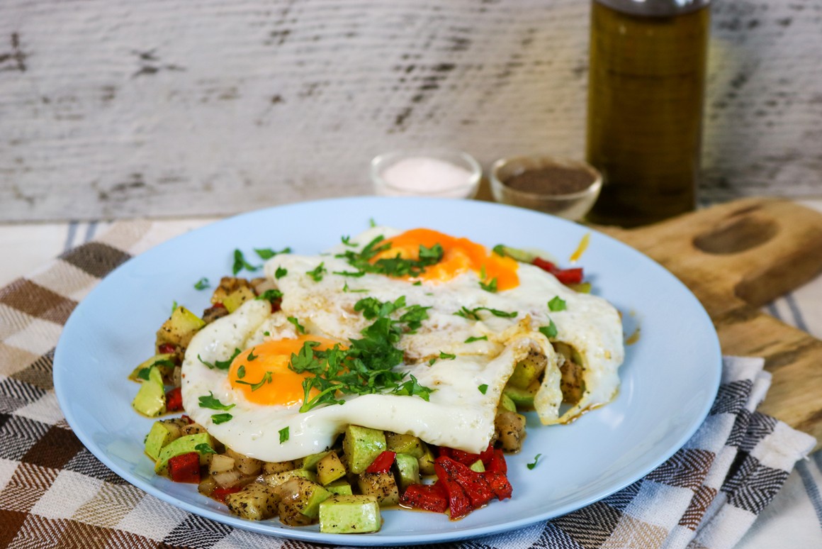 Zucchinigröstl mit Ei