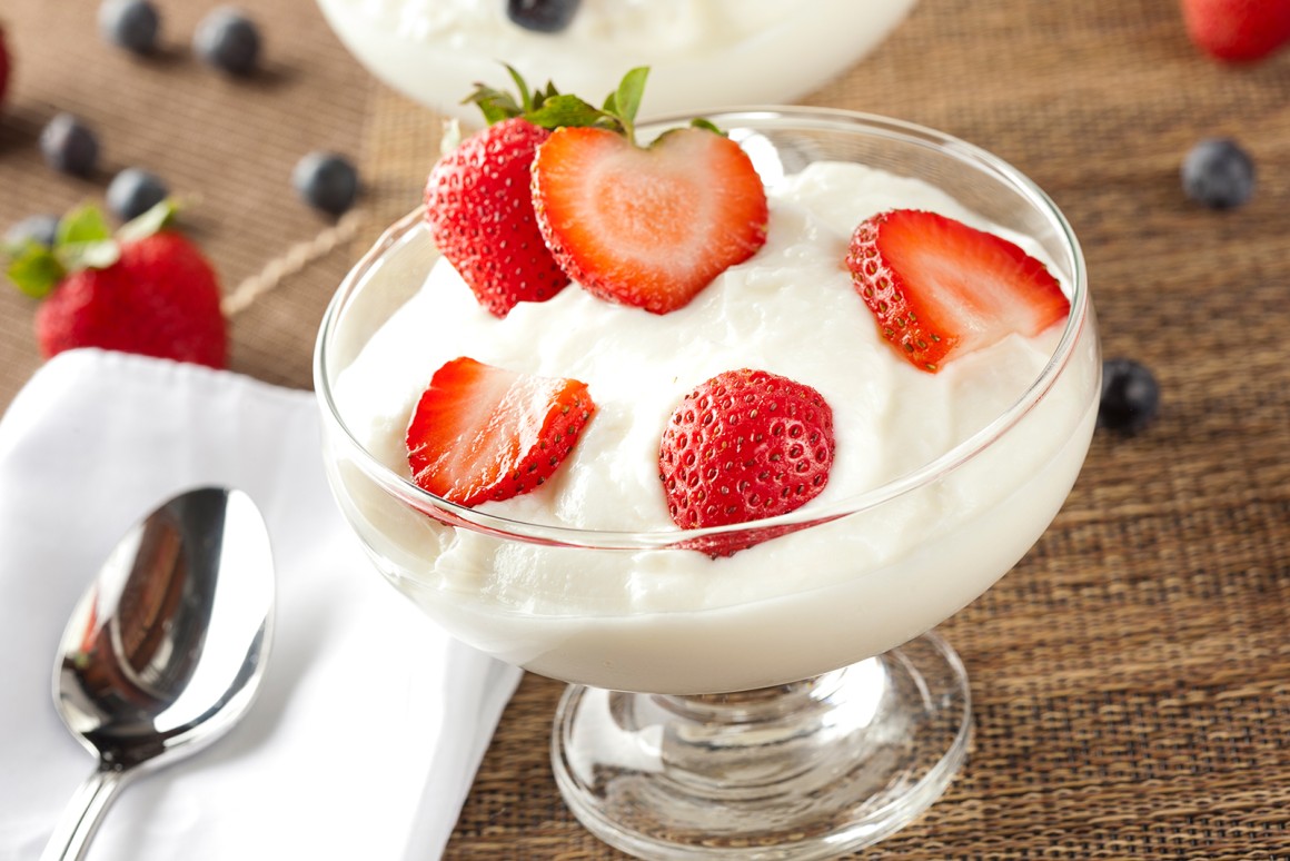 Joghurtcreme ohne Gelatine