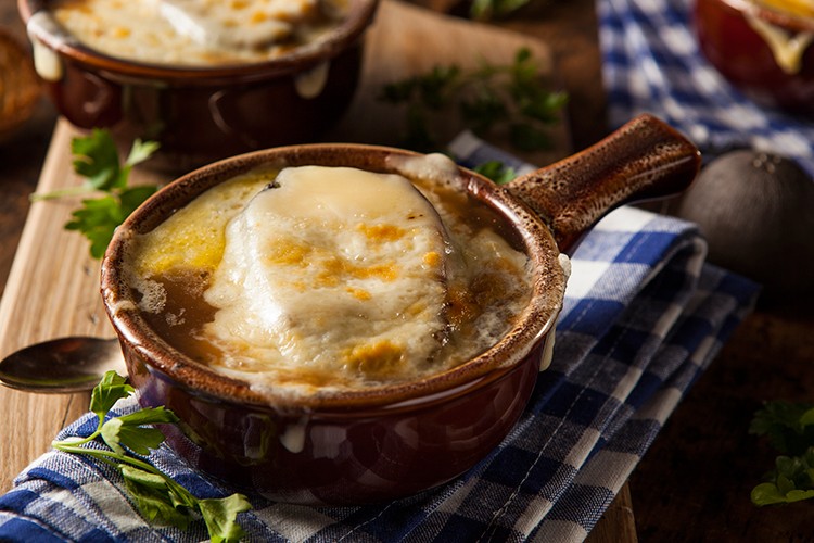 Französische Zwiebelsuppe
