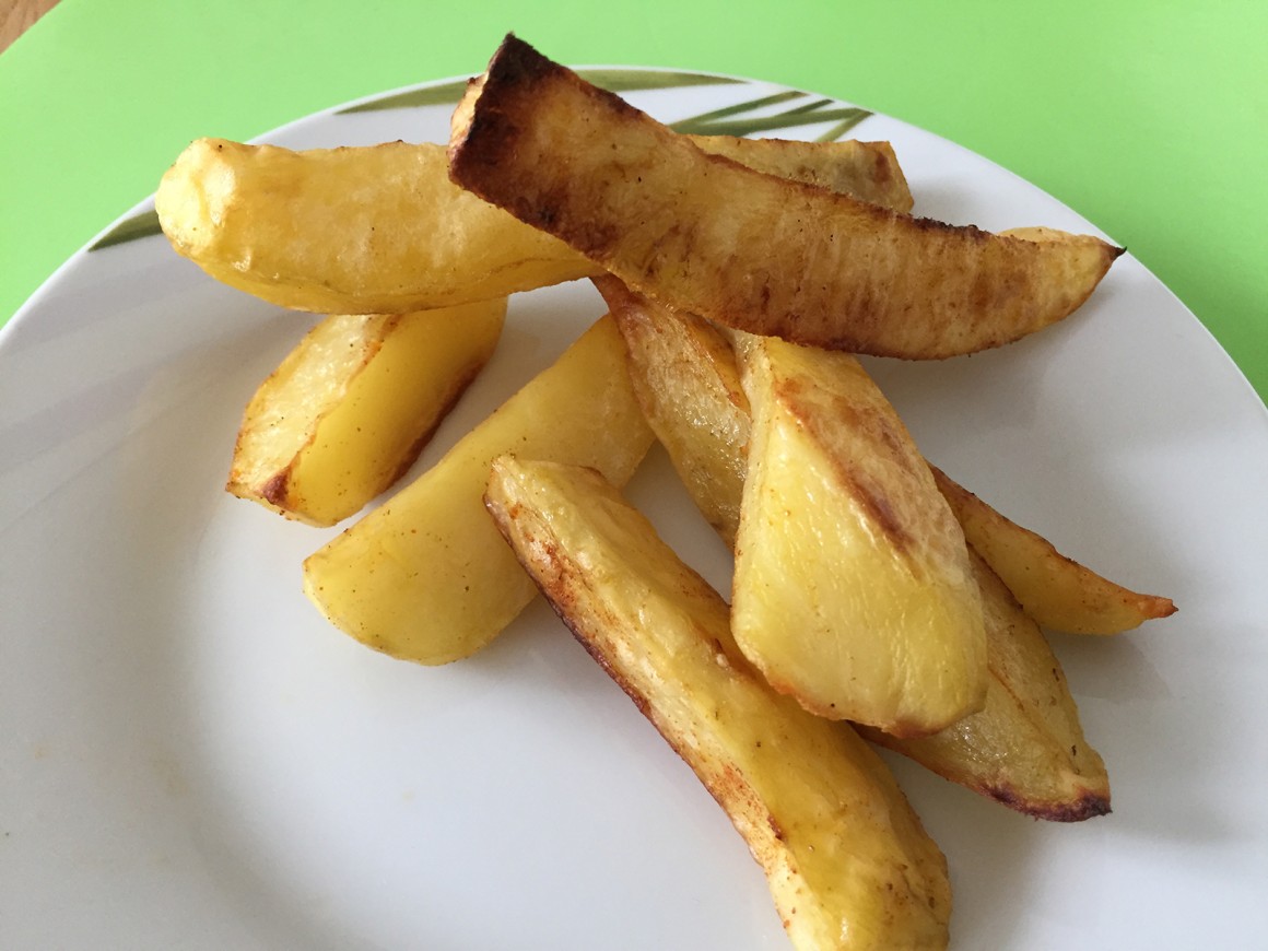 Kartoffelecken im Ofen