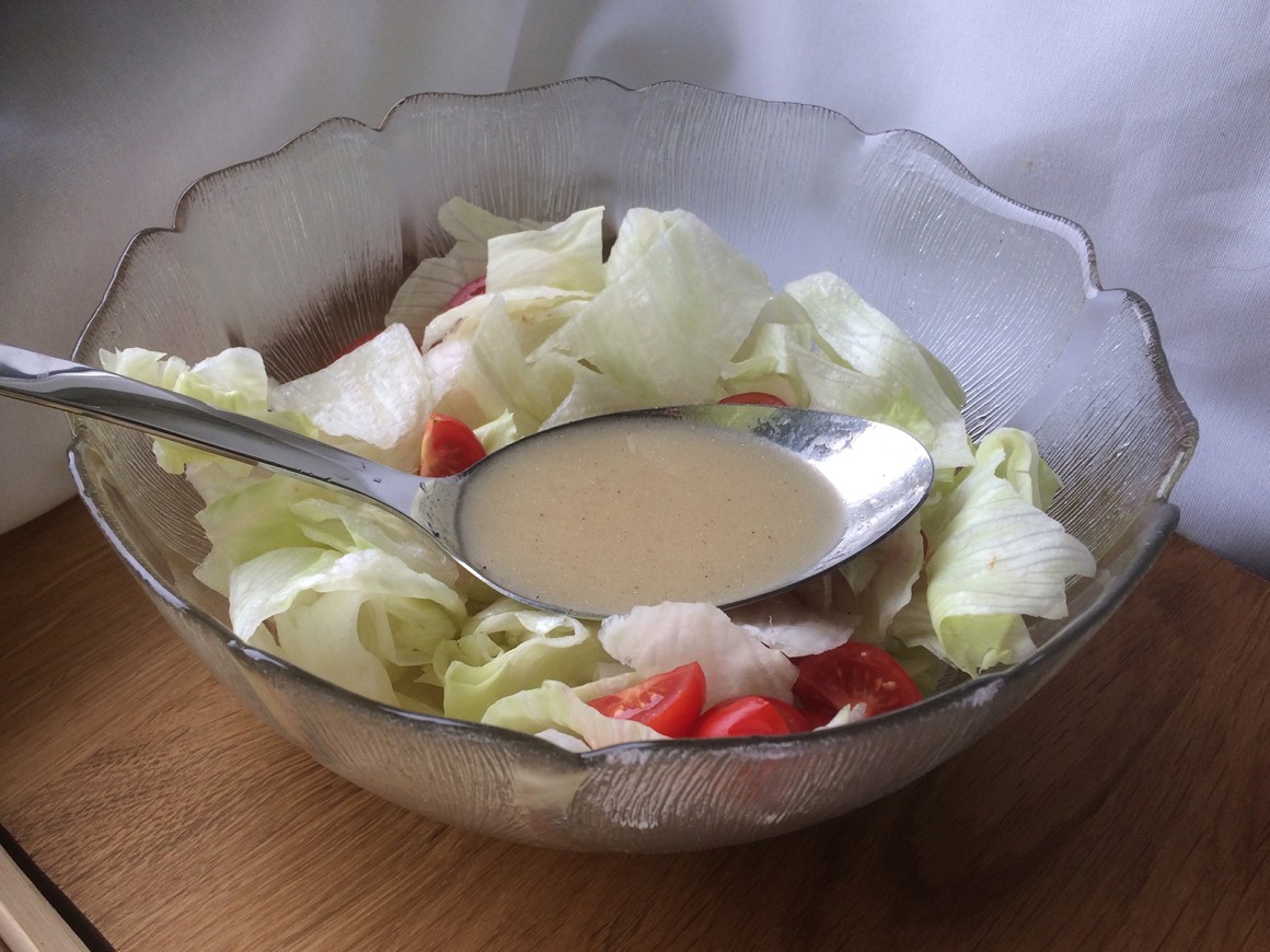 Veganes Senfdressing