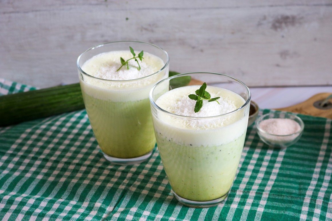 Gurkensuppe mit Kokos