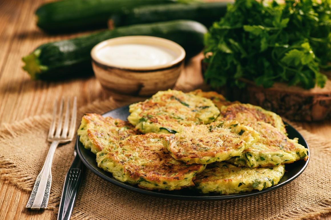 Einfache Zucchinipuffer