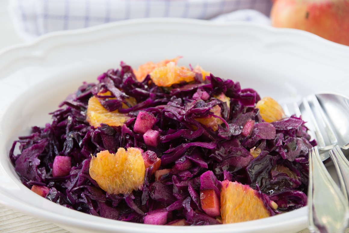 Fruchtiger Rotkohlsalat