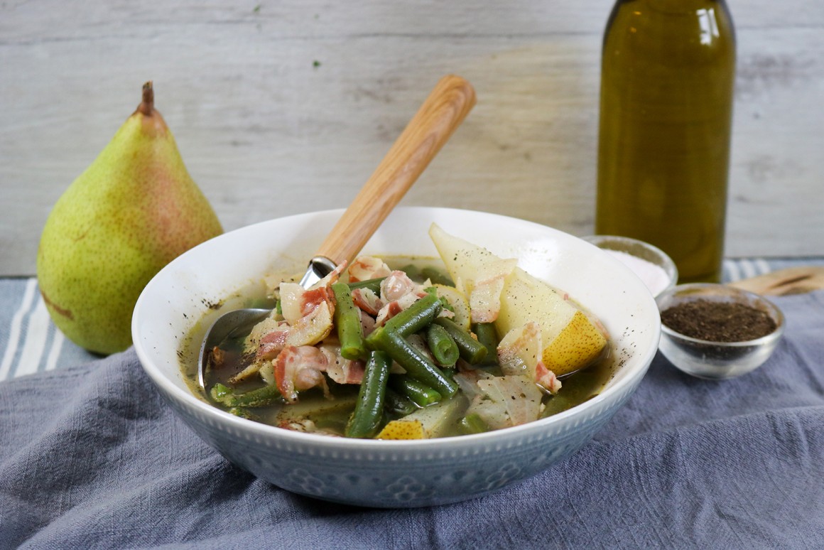 Birnen, Bohnen und Speck