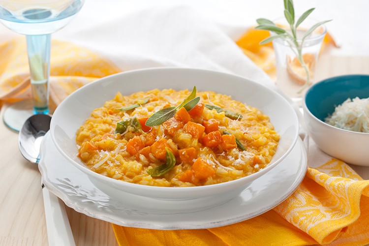 Kürbis Risotto