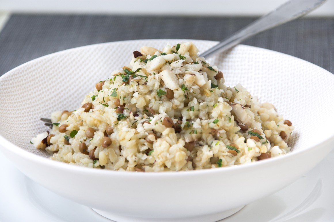 Linsen-Bulgur