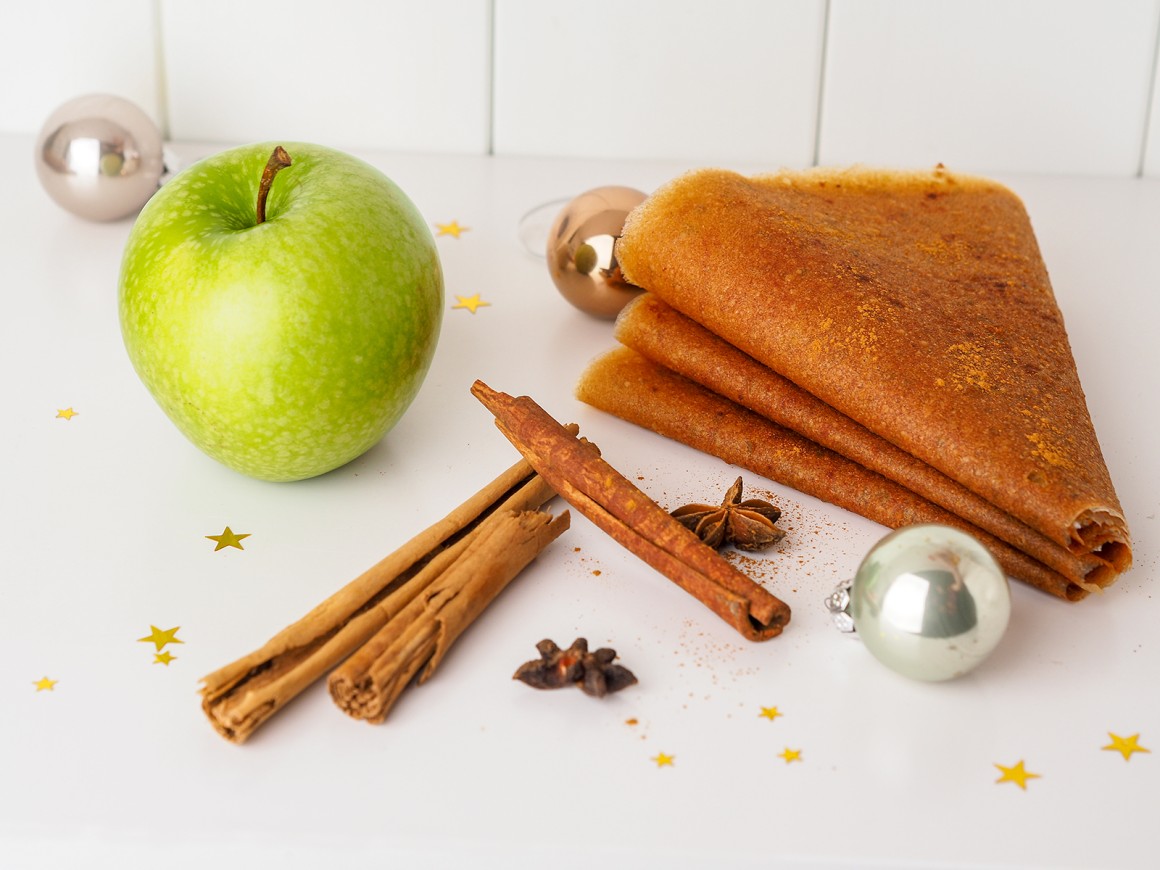 Weihnachtliches Fruchtleder aus Äpfeln