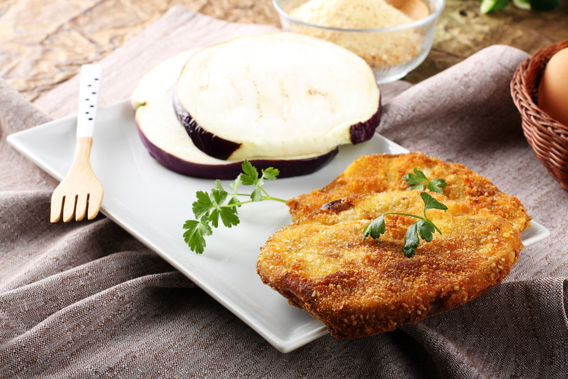 Auberginenschnitzel