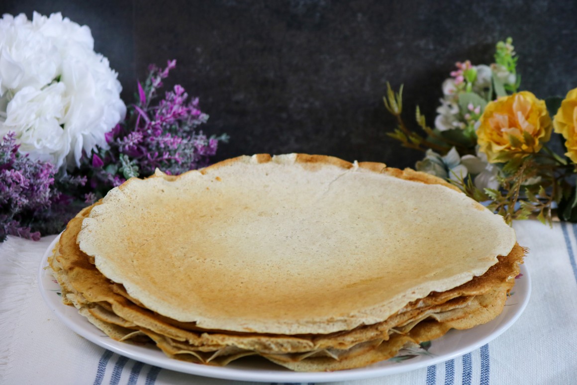 Vegane Pfannkuchen aus Dinkelvollkorn