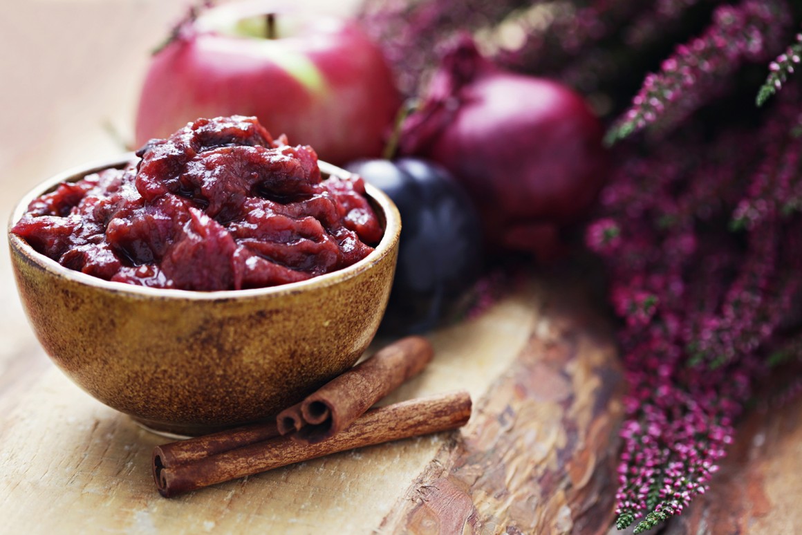 Pflaumen Chutney mit Chili und Ingwer