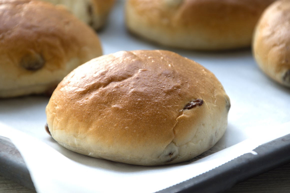 Quarkbrötchen mit Rosinen
