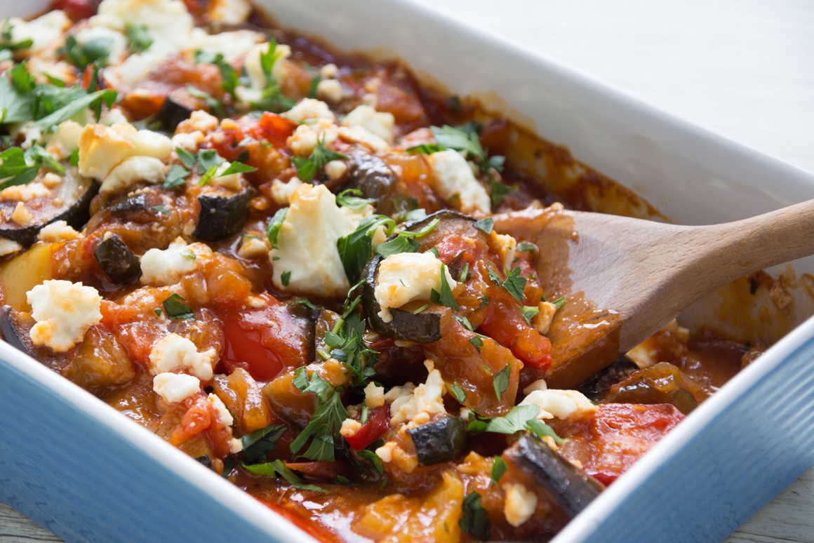 Ratatouille mit Feta - Rezept