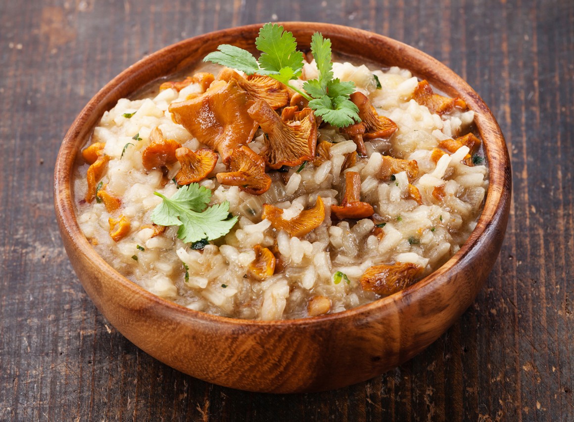 Einfaches Pfifferling-Risotto
