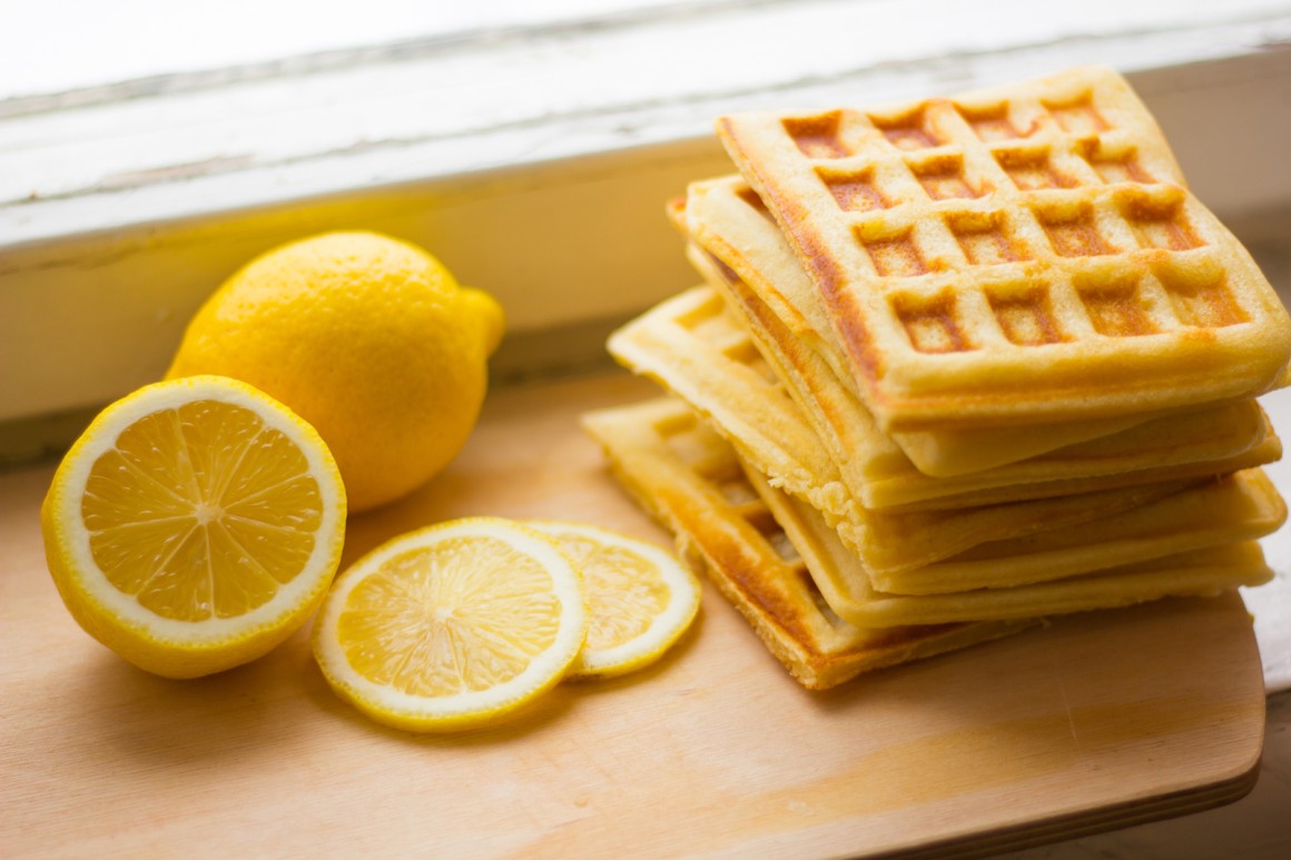 Zitronenwaffeln