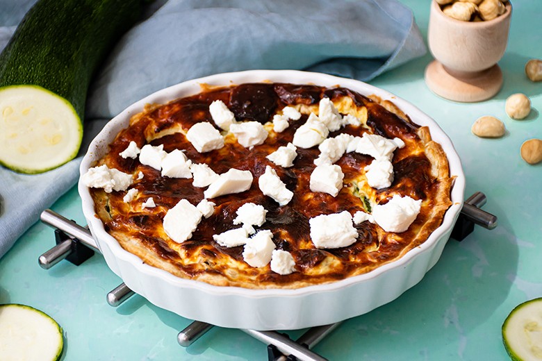 Schnelle Zucchini-Quiche