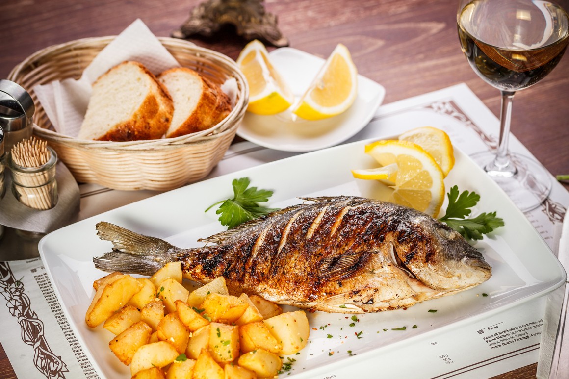 Gegrillte Dorade