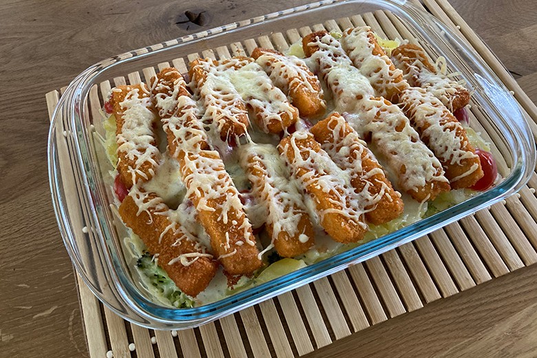 Omas Fischstäbchenschmarren