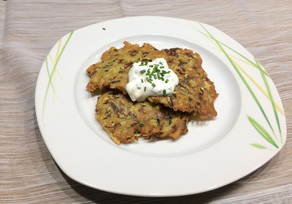 Kartoffelpuffer mit Zucchini