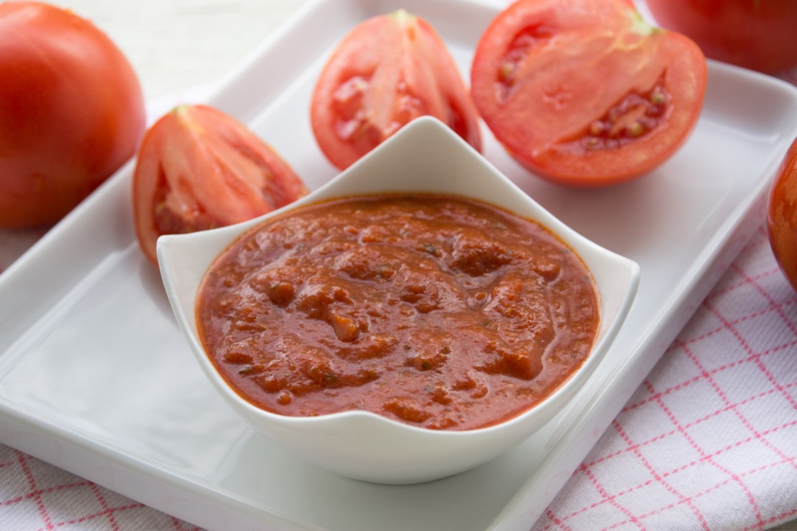 Veganer Tomatendip