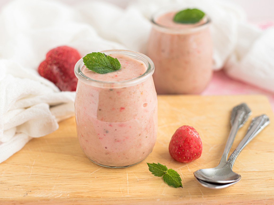 Erdbeer-Softeis - Rezept