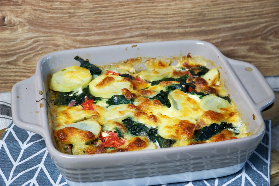 Kartoffel-Spinat-Auflauf - Rezept
