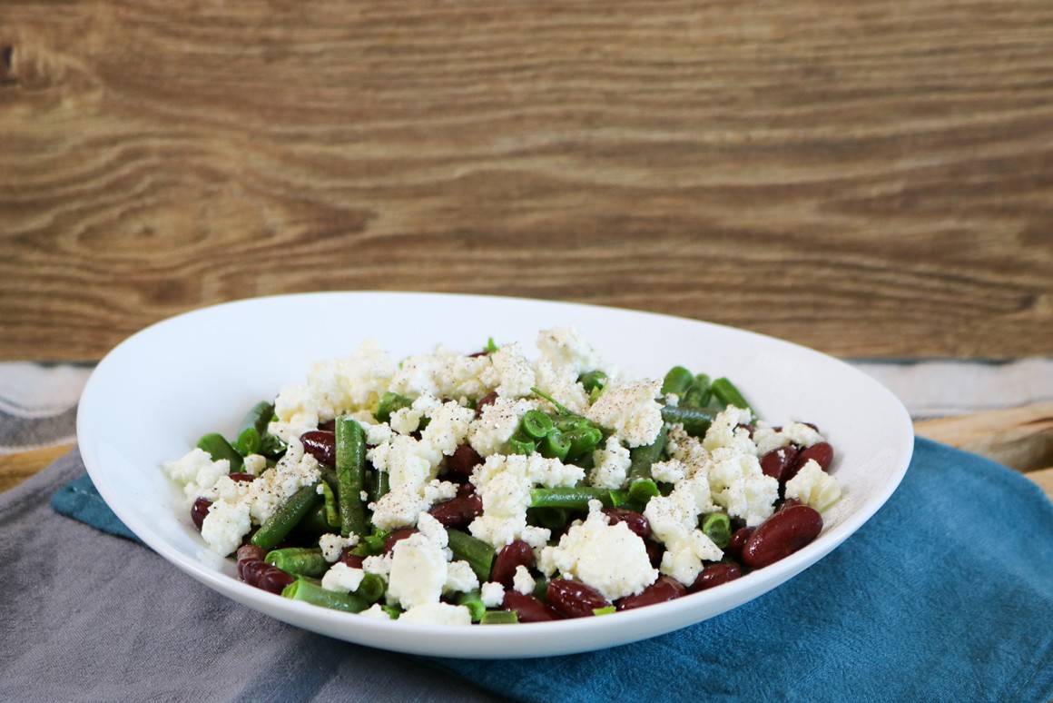 Griechischer Bohnensalat - Rezept