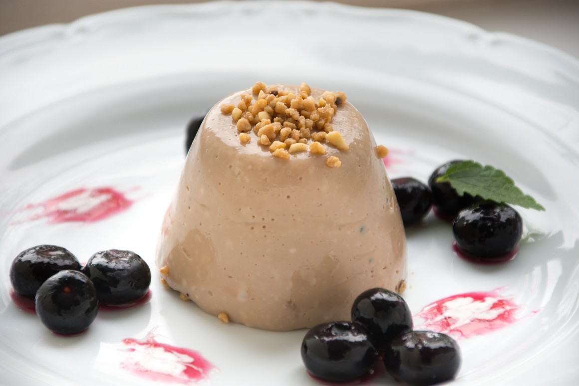 Nougat-Panna Cotta