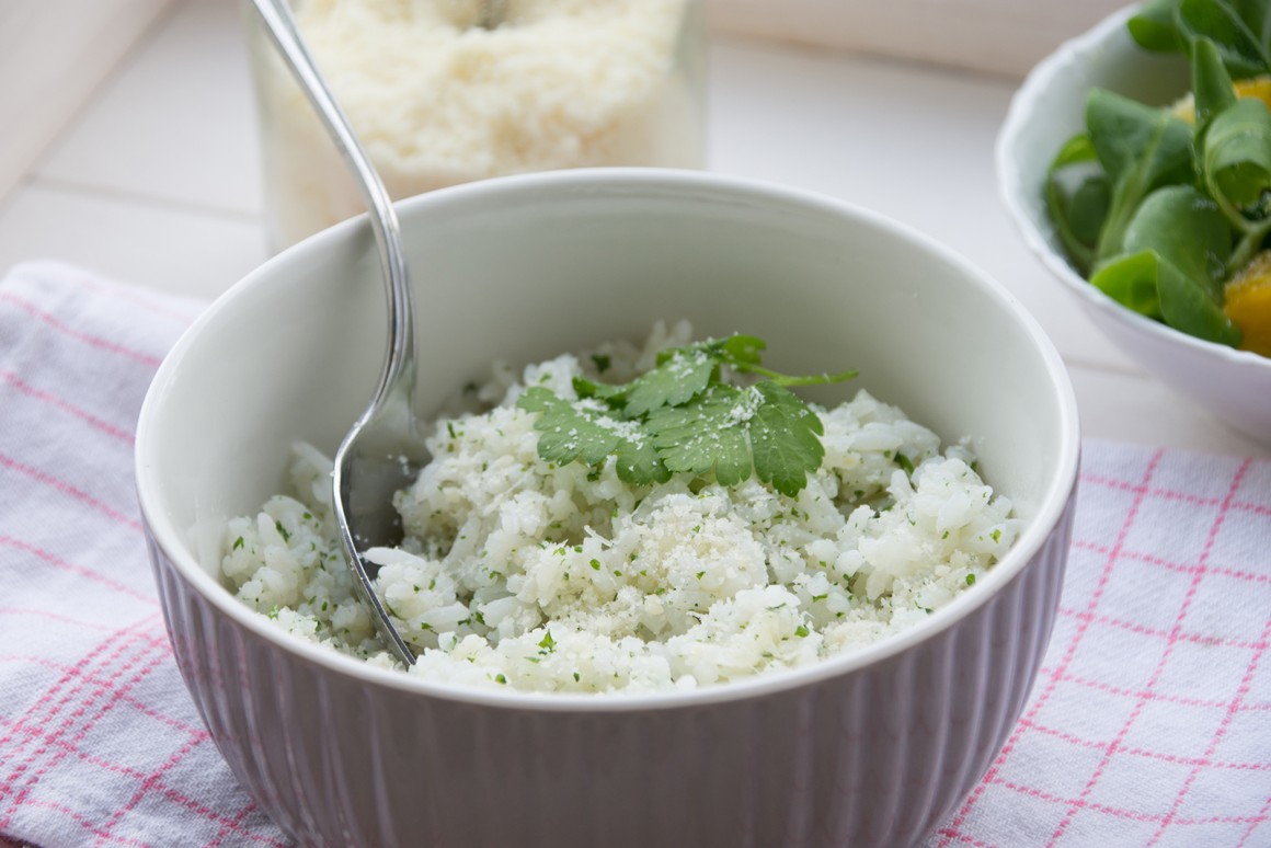 Reis mit Parmesan