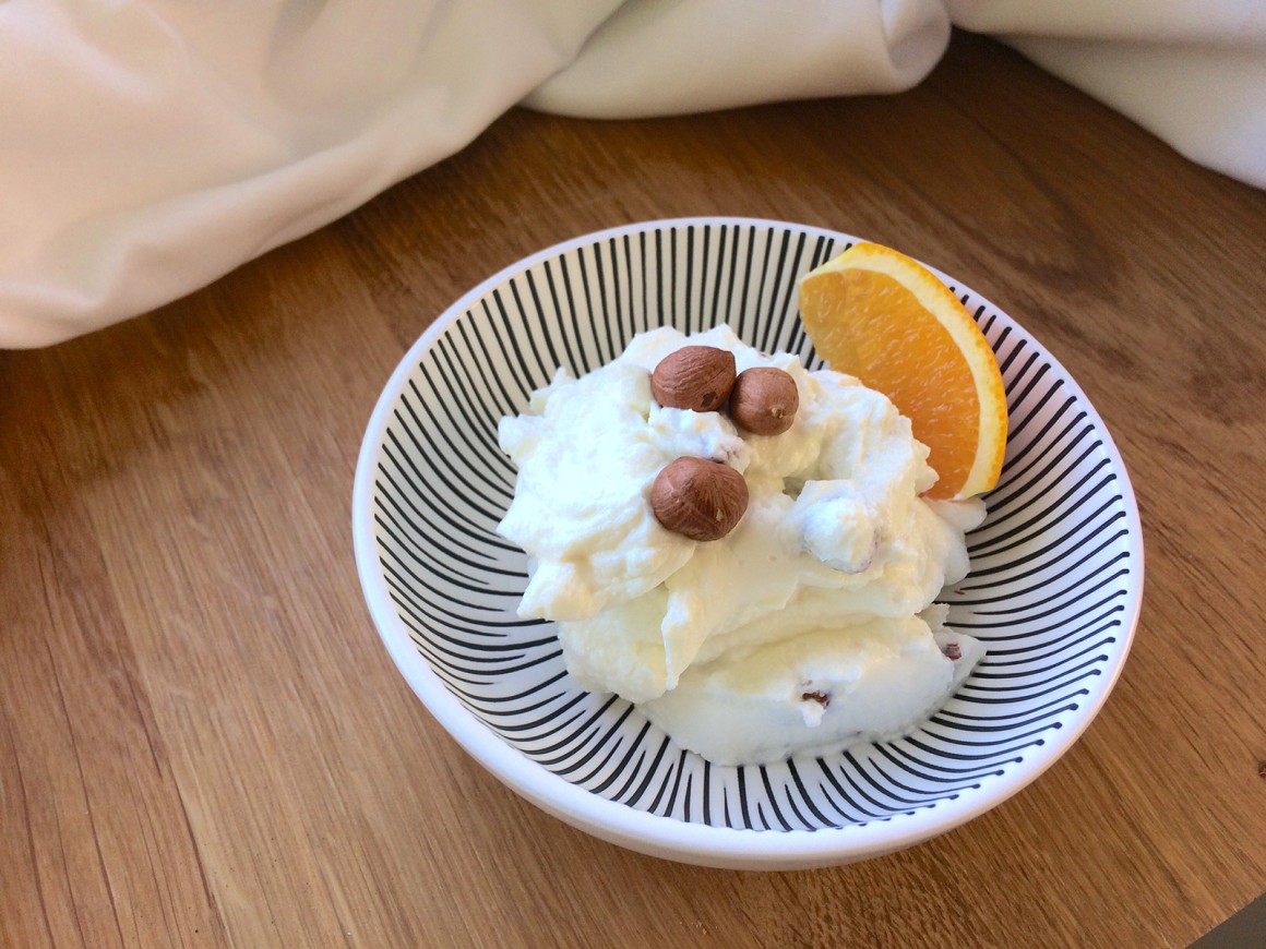 Schneller Orangenquark
