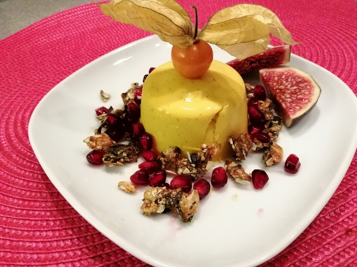 Kürbis-Panna Cotta