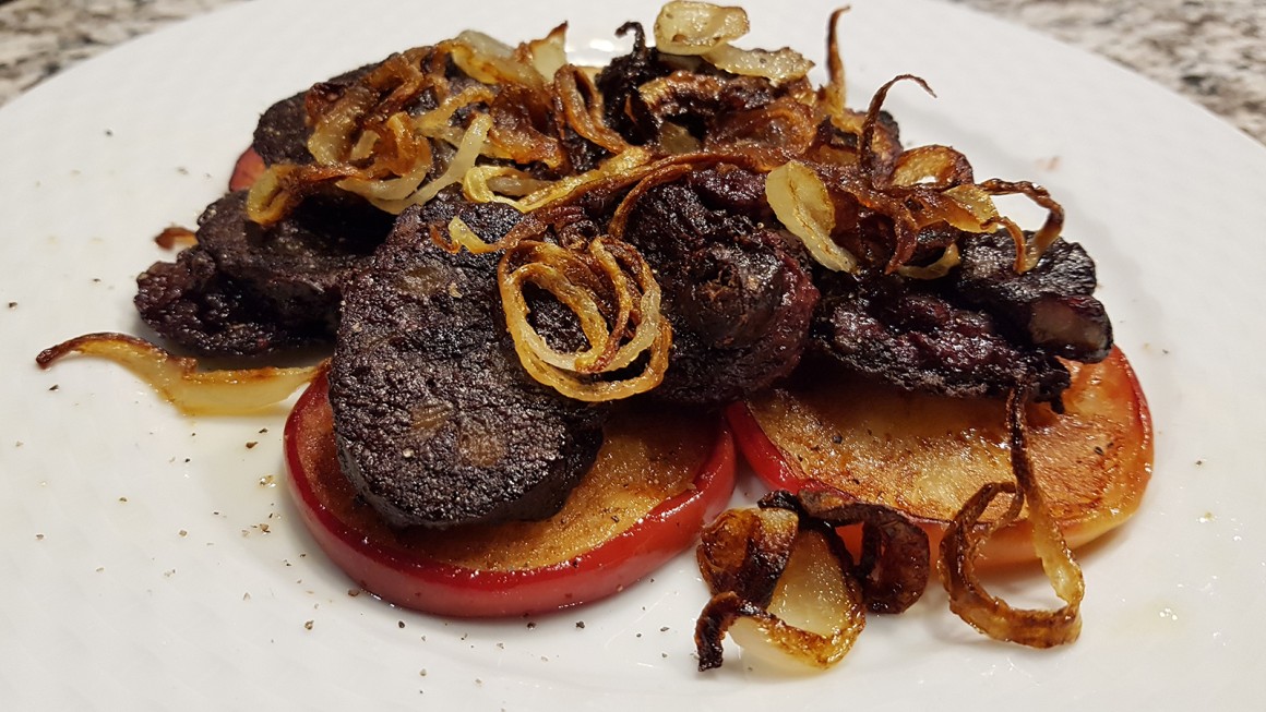Gebackene Griebenwurst