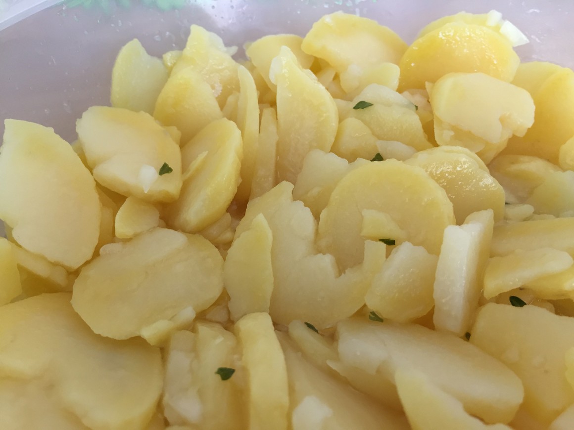 Einfacher Kartoffelsalat