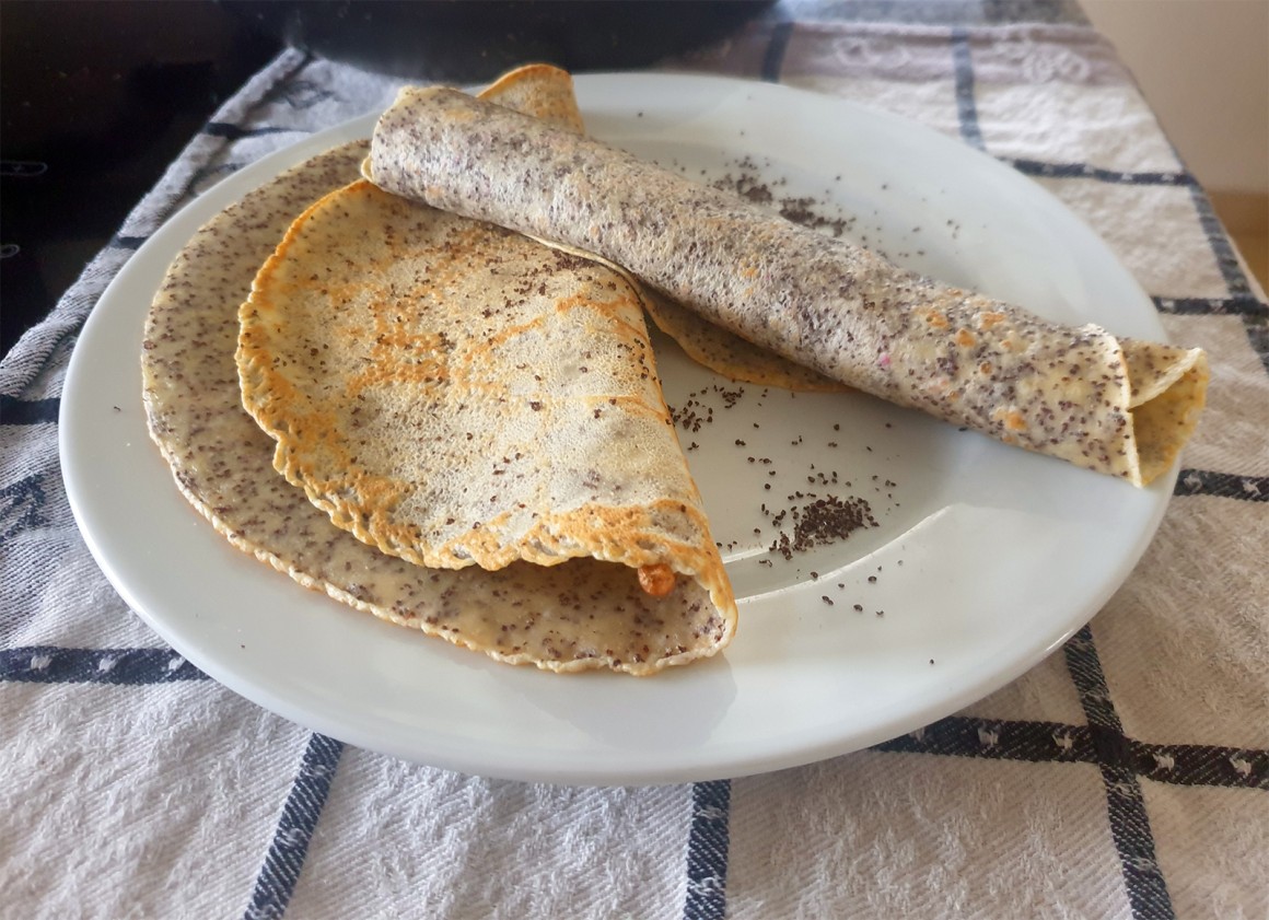 Mohnpfannkuchen - Mohnpalatschinken