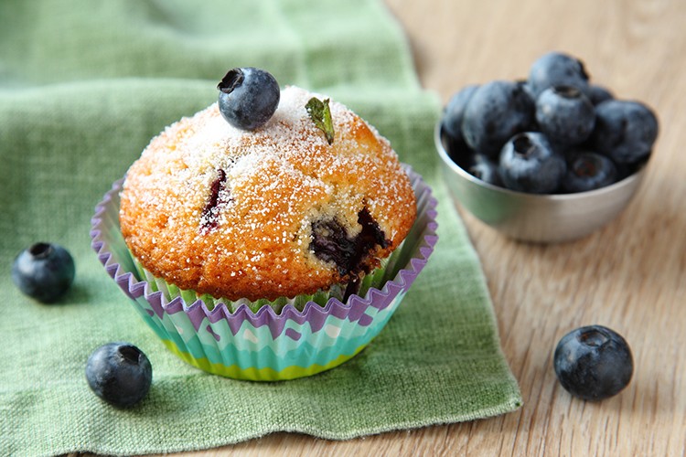 Saftige Blaubeer-Muffins