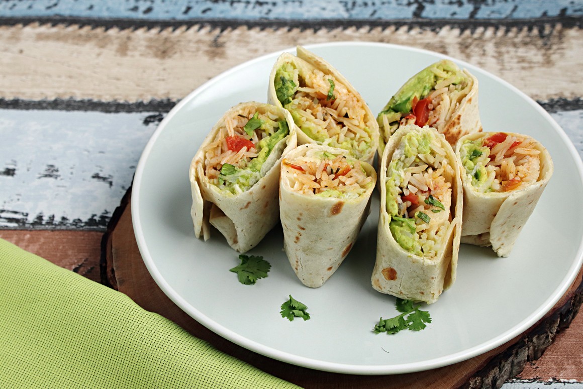 Mini-Burritos mit Pilzen