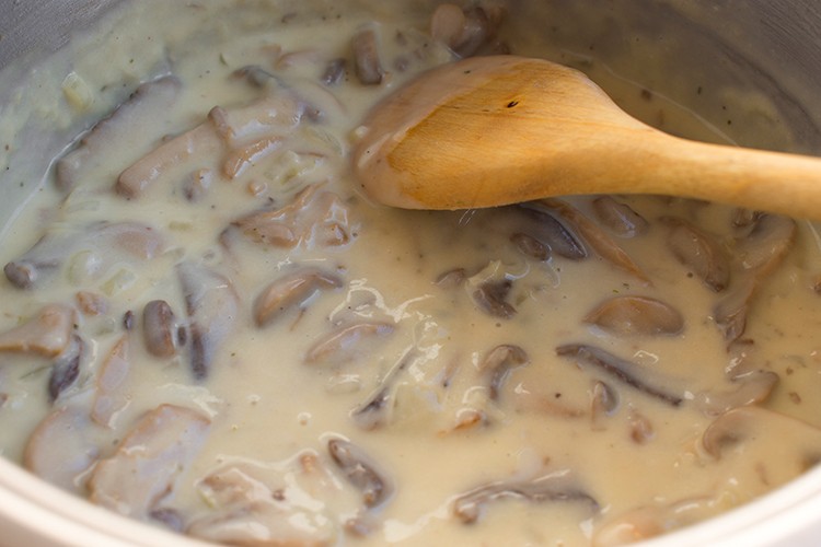 Veganes Pilz-Ragout