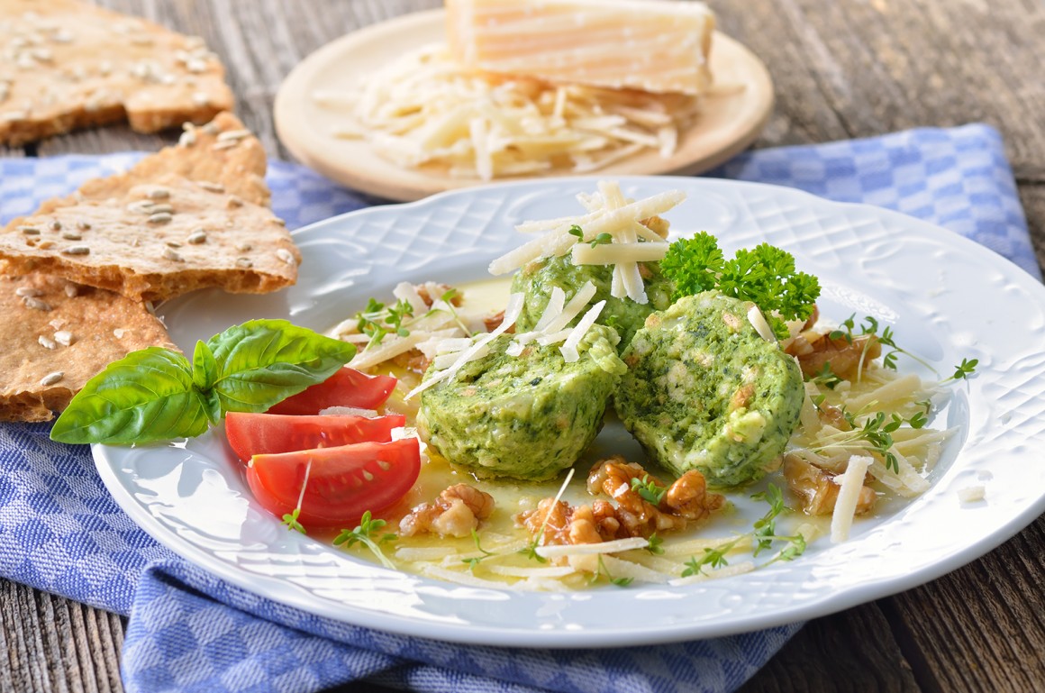 Südtiroler Spinatknödel
