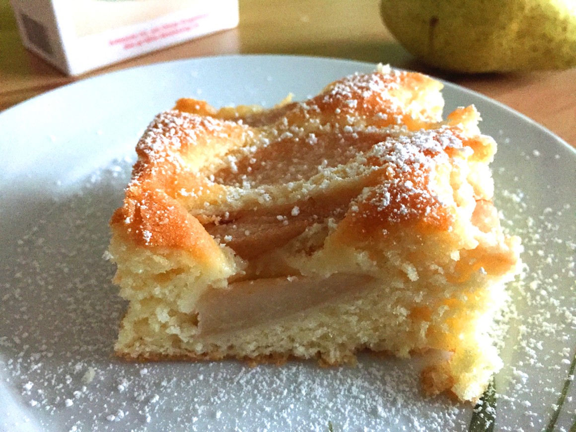 Birnenkuchen vom Blech - Rezept