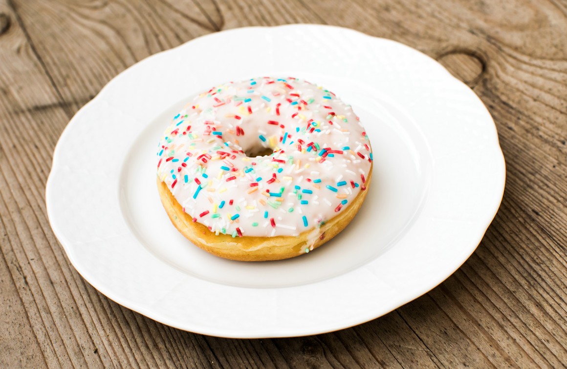 Weiße Donuts