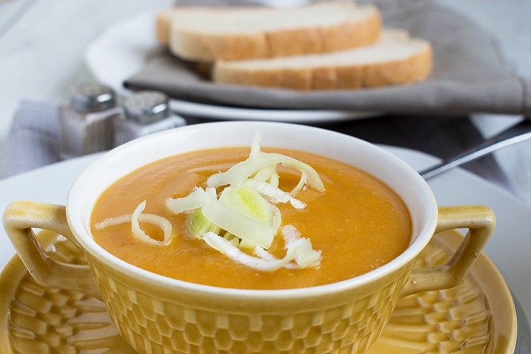 Würzige Kürbissuppe