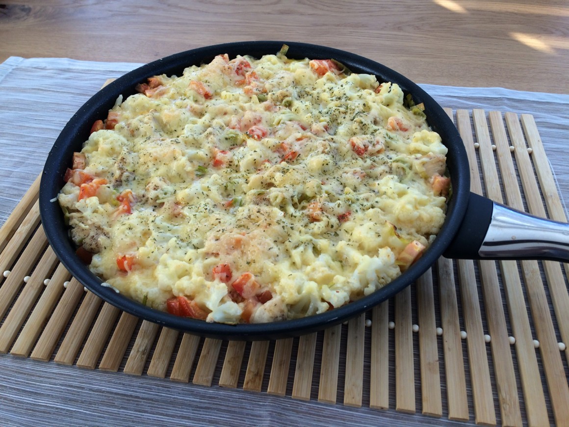 Hähnchenpfanne mit Blumenkohl